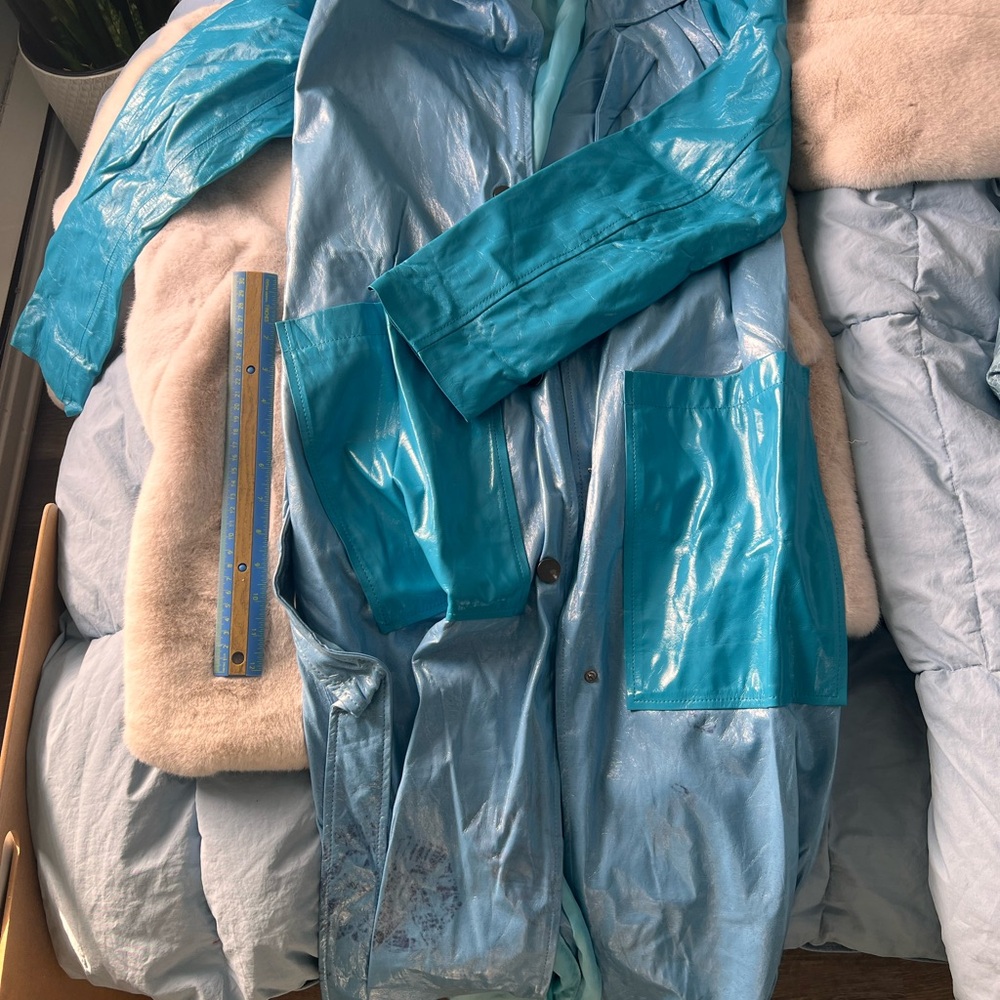 Urban Outfitters Blue Shiny Jacket